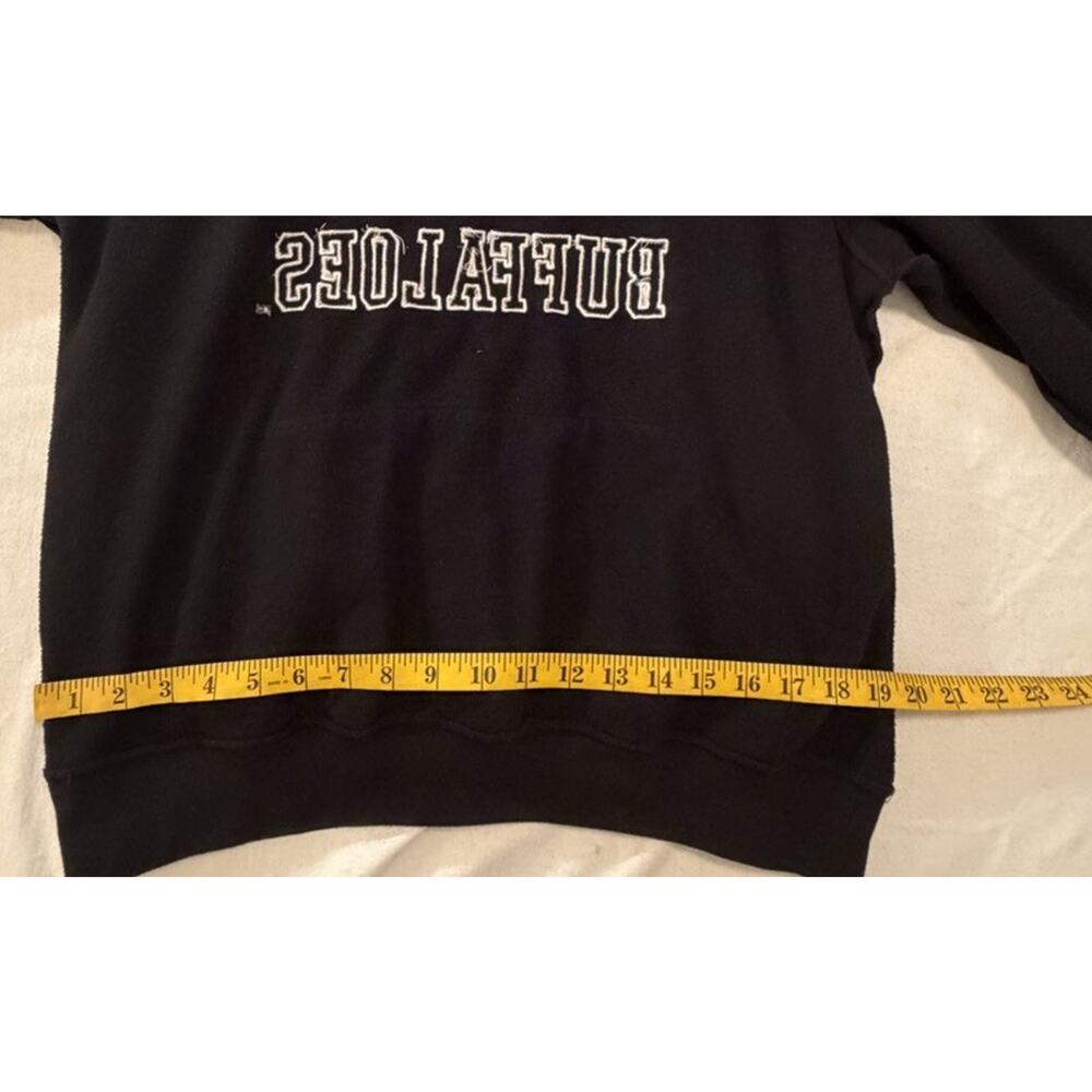 Colosseum Colorado Buffaloes Men's Fleece Pullover Hoodie Black Beige L - Picture 9 of 12
